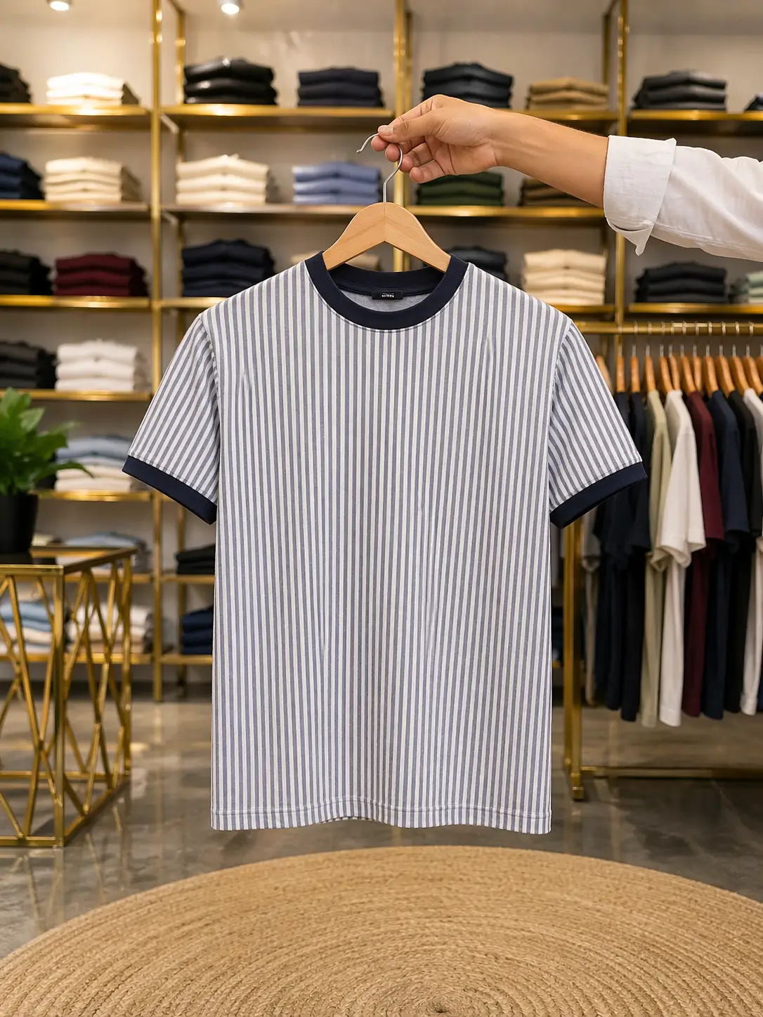 Men's Striped Ringer T-Shirt